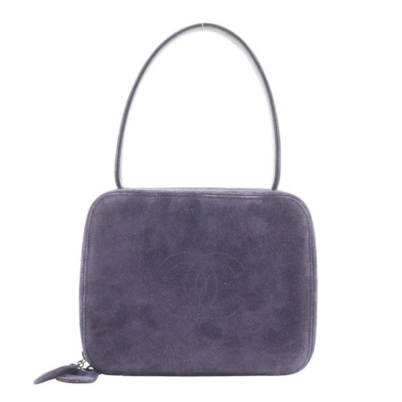 CHANEL Purple Coco Mark Bag - Picture 1 of 10